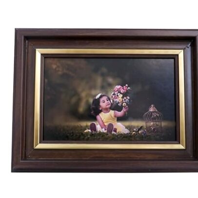 wooden photo frame – dark walnut finish